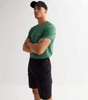 New Look Black Straight Fit Cargo Shorts